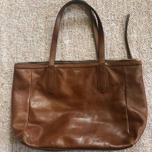 Fossil Brown Sydney Tote